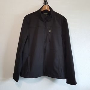 NWOT Men's Black Stretch Fleece-lined Jacket Sz XL